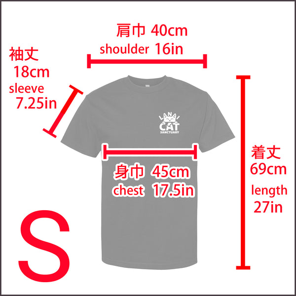 Lanai Cat Sanctuary T-shirt ラナイ・キャット・サンクチュアリー オリジナルT シャツ - NAVY ネイビー