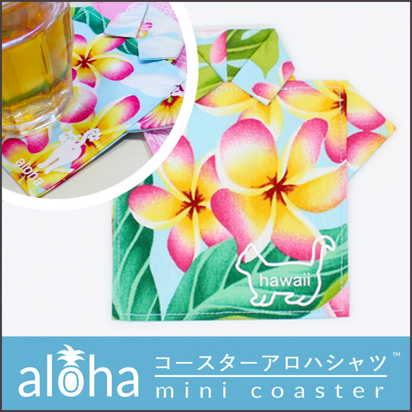 aloha mini coaster コースターアロハシャツ TOMO